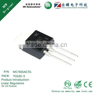 Genuine Original MC7805ACTG TO220-3 Linear Regulators 1A 5V thumbnail-1