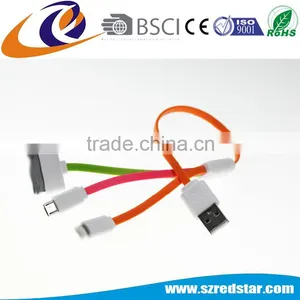 Good Quality Cheap Price Colorful 3 in 1 Charging Cable thumbnail-4