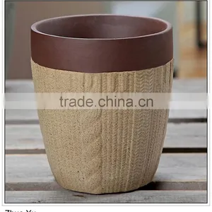 Plant Pot of Ceramic Pot Red Porcelain thumbnail-4