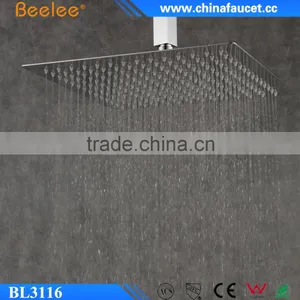 Chrome Ultra Thin Shower Head Bathroom Ceiling Shower Head thumbnail-2