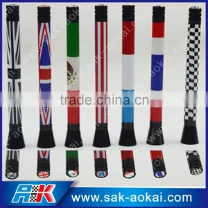12cm Universal Coper+ABS Plastic Car Antenna National Flag, Car Radio Antenna thumbnail-5