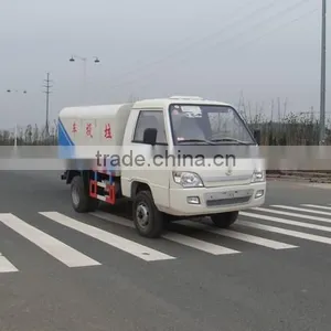 Small China Foton Sealed Self-unload Waste Truck for Sale thumbnail-1