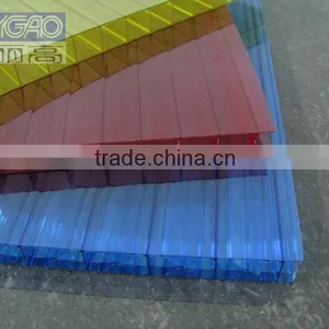Mainly Produced by PC/PET/PMMA/PP. English is Sunlight, Called Hollow Board, PC Polycarbonate Panel With Polycarbonate as Raw ma thumbnail-3