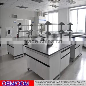 C Frame Steel Wood Wall Bench for Laboratory thumbnail-1