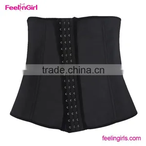 Black 3Hooks Strap Colombian Latex Waist Cincher Quality Choice thumbnail-5