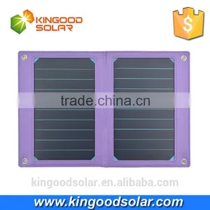 2016 Hot Selling Electronic Items PU Leather 10W 6000mAh Waterproof Solar Panel Charger for Mobile Phone thumbnail-1