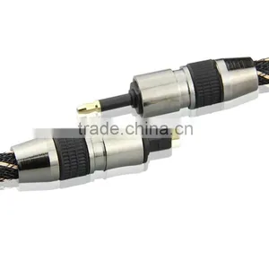 Gold Plated Toslink Cable PMMA Optical Fiber Cable Toslink Plug Fiber Cable thumbnail-1