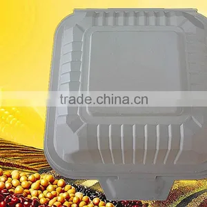 Cornstarch Biodegradable Disposable Take Away Lunch Boxes 1000ml thumbnail-2