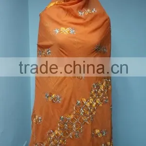 SCF-0416 High Popular Hot Fashion Ladies Scarf With Fancy Design Good Quality for African Women Wedding Party Decoration thumbnail-4