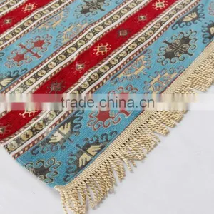 Custom Design Jacquard Woven Chenille Muslim Prayer Rugs, Prayer Mat thumbnail-3