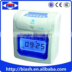 Punch Card Time Recording Attendance Machine thumbnail-2