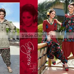 EXCLUSIVELY SYNTHENTIC PATIYALA SALWAR thumbnail-3