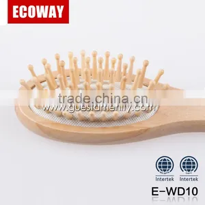 Luxury 5 Star Hotel Hair Combs Disposable Wood Hair Brush for Travel thumbnail-3