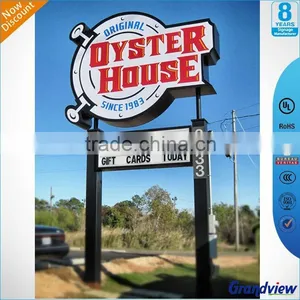 High Quality Street LED Signage With Pillar thumbnail-3