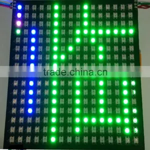 Flexible16*16mm Led Dot Matrix DC5v Rgb Color Led Pixel Light Icws2812b thumbnail-4