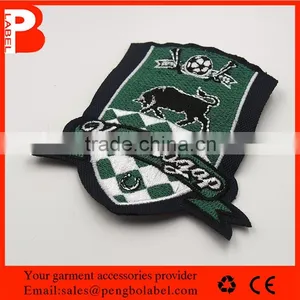 Factory Price Embroidered Football Team Iron on Patch thumbnail-4