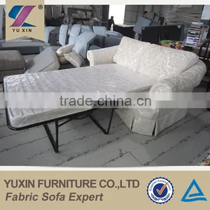 Hot Sale Prinrte Design Folding Upholstered Sofa Bed With Mattress thumbnail-5