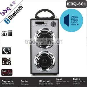 Bluetooth Portable Karaoke Speaker System With USB FM Radio thumbnail-1