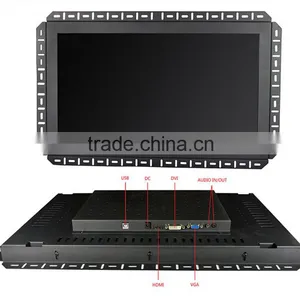 19" Inch Industrial Open Frame Touch Screen Monitor With Capacitive 10 Points Touch / USB VGA DVI thumbnail-1