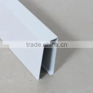 Rust Proofing White Powder Coating Metal Baffle Sus[ended U Aluminum Baffle Ceiling thumbnail-6