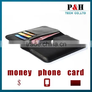 For IPhone 6 Leather Case, Wallet PU Leather Case Side Flip Cover Wit thumbnail-2