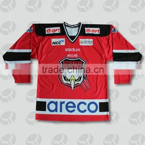 Full Dye Sublimation Team Set Hockey Jerseys Custom, Ice Hockey Jerseys China thumbnail-3