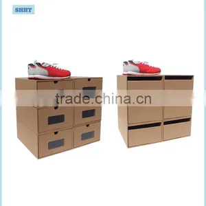 Customized Shoes Corrugated Folding Box With Custom Logo thumbnail-5