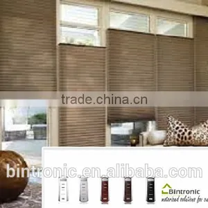 Bintronic Wireless Remote Control Top Down Bottom Up Honeycomb Blind Electric Track With Blinds Components Motor thumbnail-1