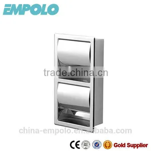 Empolo Double Vertical Wall Built In Tissue Paper Holder Made Of 304 SS, Paper Napkin Holder 5003 thumbnail-1