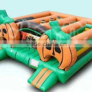 Halloween Inflatable Obstacle Game/Pumpkin Inflatable Obstacle thumbnail-1