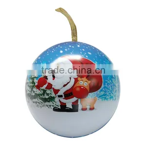 Sphere Shape Decoration of Chrismas Tree Tin Decorations thumbnail-5