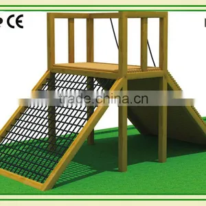 KAIQI GROUP High Quality Wooden Climbing Playground Equipment for Sale With CE,TUV Certification thumbnail-1