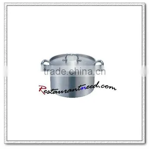 S349 American Style Composite Bottom Aluminum Stew Pot With Cover thumbnail-1