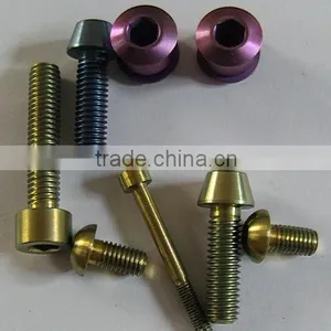 DIN 912 ISO 7380 Titanium Bolt /screw for Mountain Bike Made in China thumbnail-4