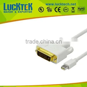 Mini DisplayPort to DVI M Adapter Cable,WHITE,HIGH QUALITY thumbnail-1