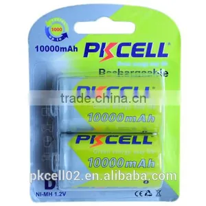2016 D Size Nickel Metal Hydride 10000mAh NI-MH Rechargeable Battery thumbnail-5