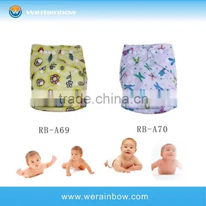 Newborn Reusable Aio Cloth Diaper thumbnail-1
