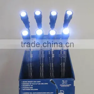 Magnet Clip Pick up Tool Retractable LED Flashlight thumbnail-3