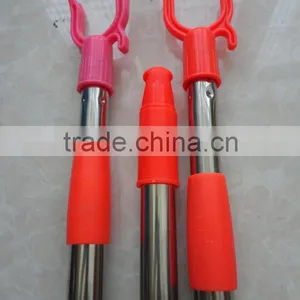 High Quality Telescopic Stainless Steel Metal Cloth Hanger Fork Plastic Fork thumbnail-1