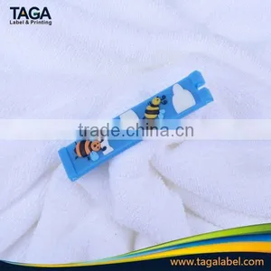 High Qulity Eco-friendly Custom Pvc Labels for Clothes thumbnail-1
