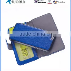 ISO Approved Manufacturer 2 in 1 PU Leather Detachable Wallet Case for IPhone 6S thumbnail-5
