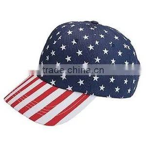 USA Flag Print Cap thumbnail-1
