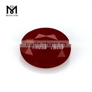 Wholesale Oval 8x10 Red Agate Beads thumbnail-1