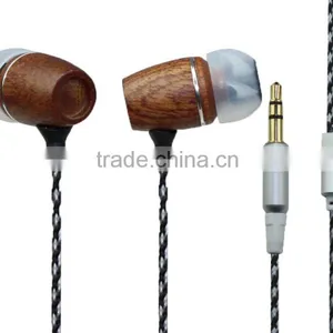 New ! Excellent in Ear Wood Earphones in Ear High Quality With Best Price thumbnail-1