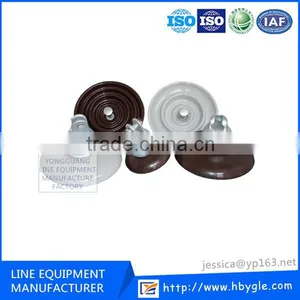 ANSI 52 Porcelain Disc Suspension Insulators /high Voltage Overhead Ceramic Well Installation Insulator thumbnail-2