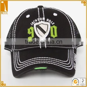 6 Panel Structured Adult Group Custom Mesh Trucker Caps thumbnail-2