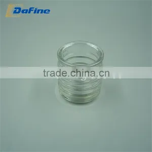 80ml Clear Cylinder Art Deco Glass Vase/ Potpourri Jars thumbnail-2