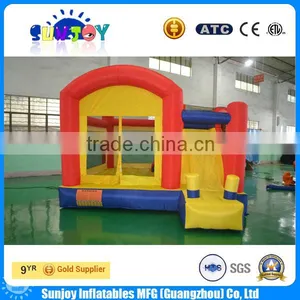 China Supplier Toys Cheap Small Inflatable Bouncer With Slide for Home Use thumbnail-1