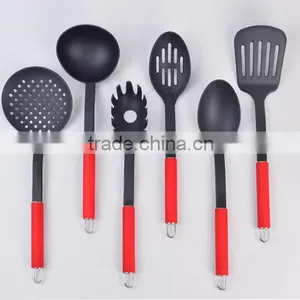 Best Food Grade Nylon Kitchen Utensils Set 6 Pieces For Cooking With Stainless Steel And Tpr Painting Of Kitchen Tools thumbnail-2
