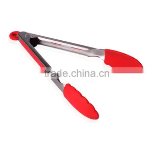OEM Brand Label Kitchen Tools Utensil Silicone Food BBQ Tong thumbnail-1